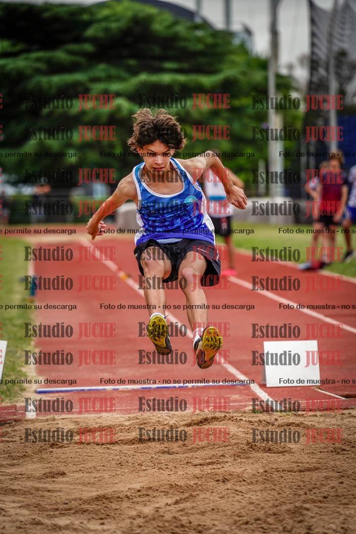 Fotos del salto en largo de varones - U14