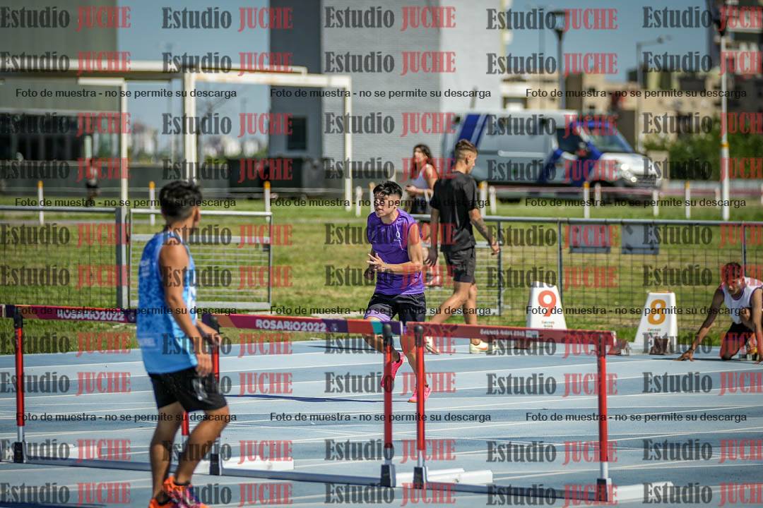 Fotos de los 110 m con vallas de varones