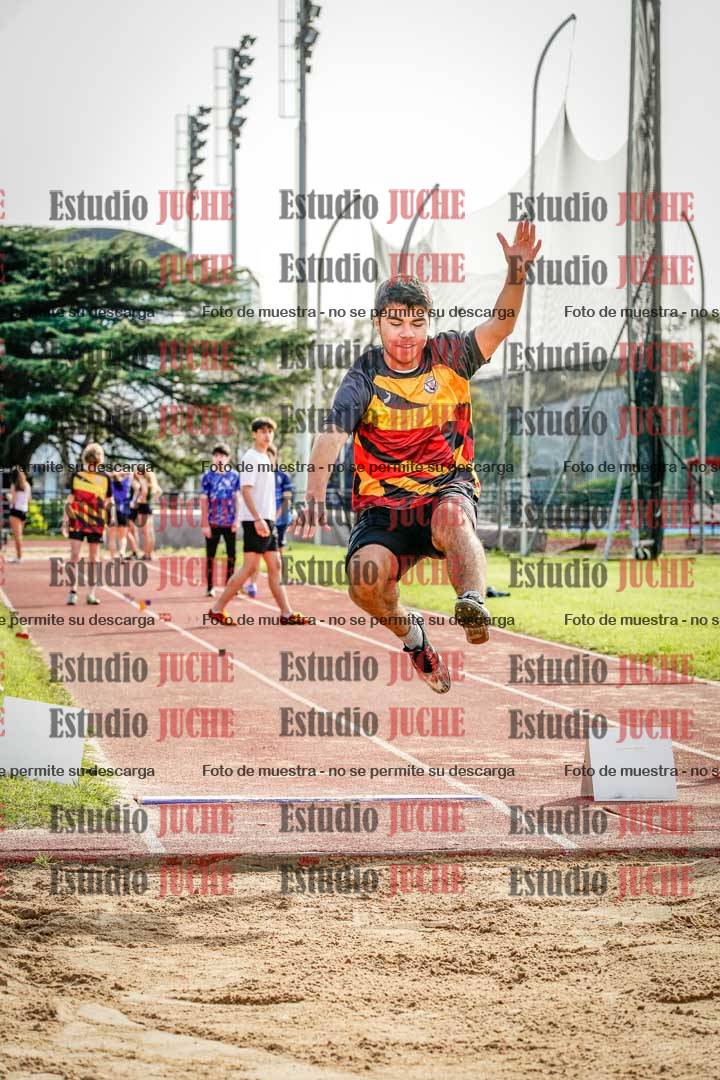 Fotos del salto en largo de varones