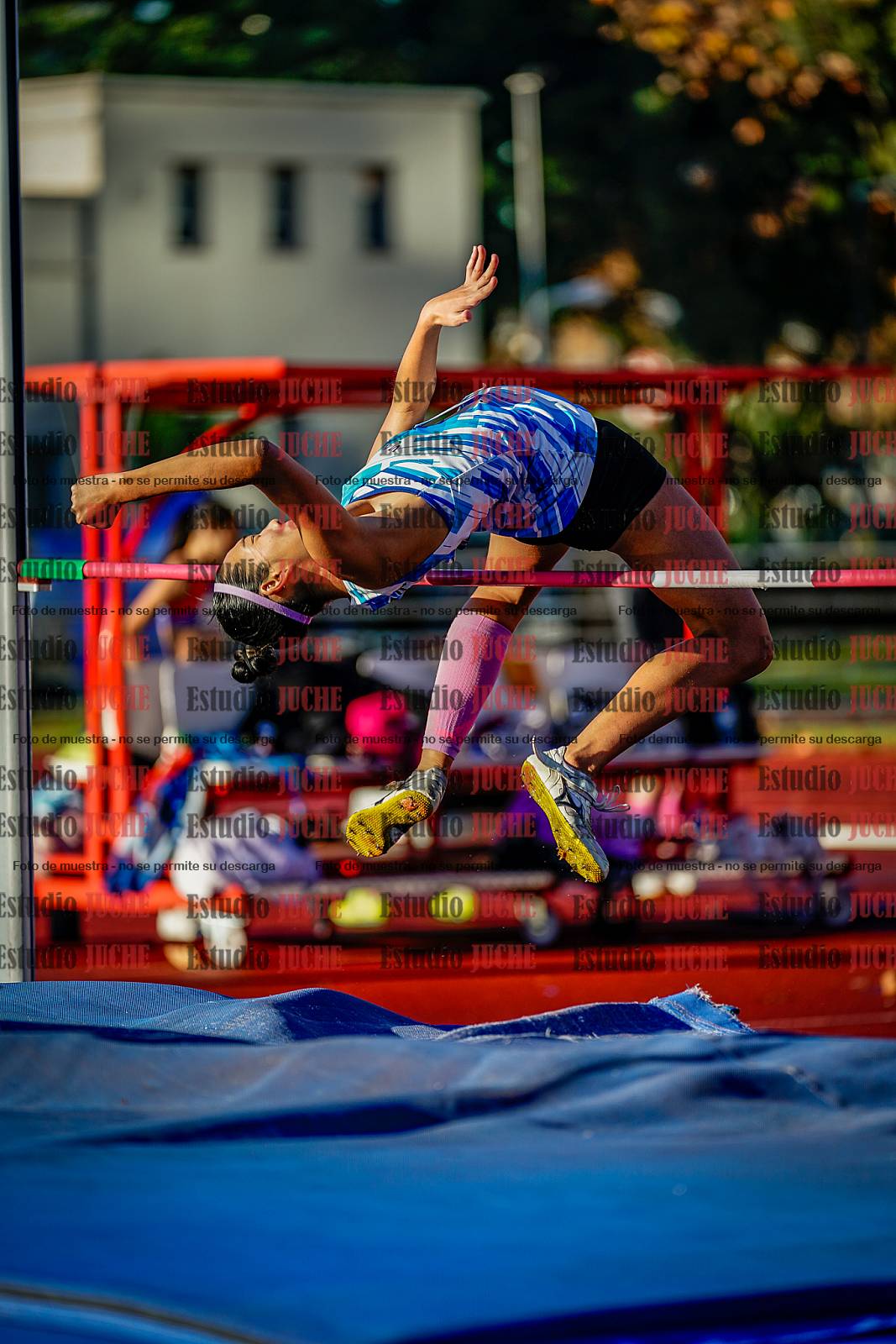 Fotos del salto en alto de mujeres