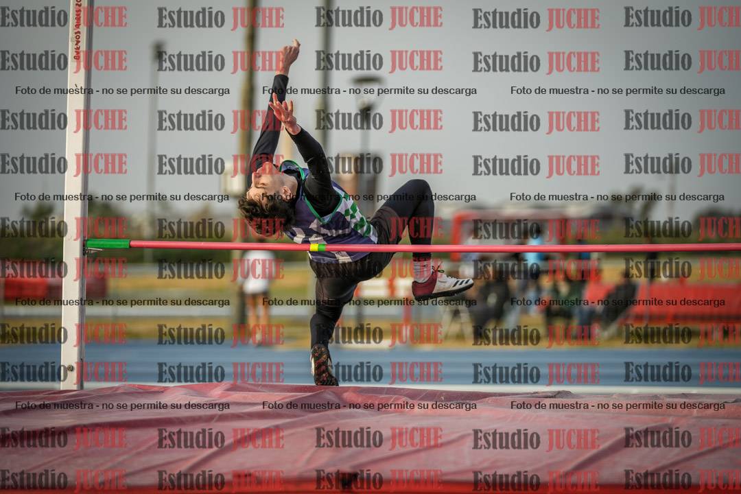 Fotos del salto en alto de varones