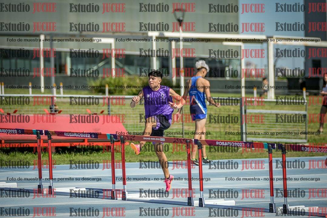 Fotos de los 110 m con vallas de varones