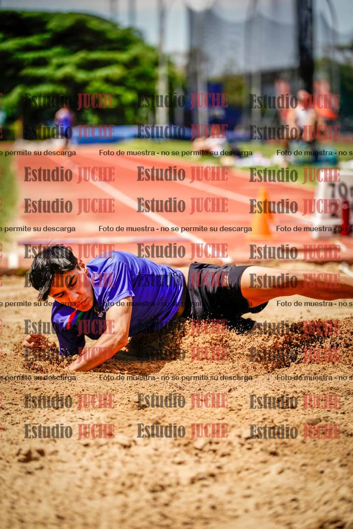 Fotos del salto en largo de varones
