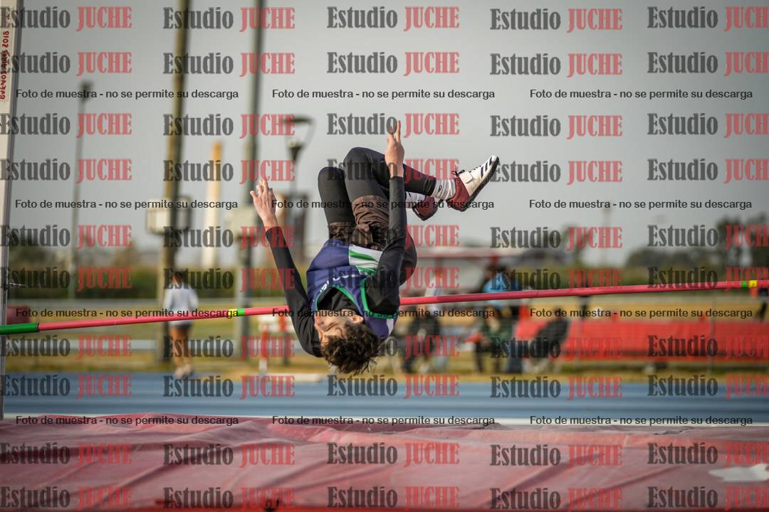 Fotos del salto en alto de varones