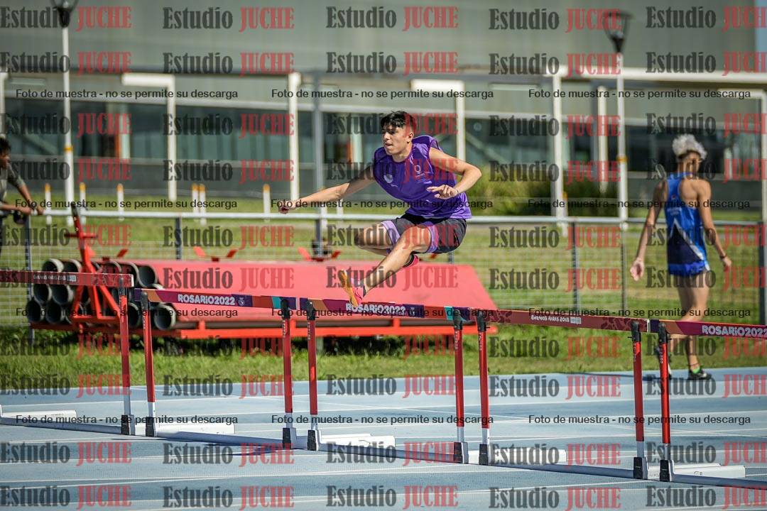 Fotos de los 110 m con vallas de varones