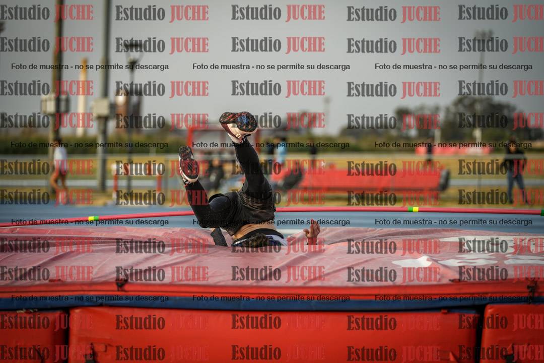 Fotos del salto en alto de varones