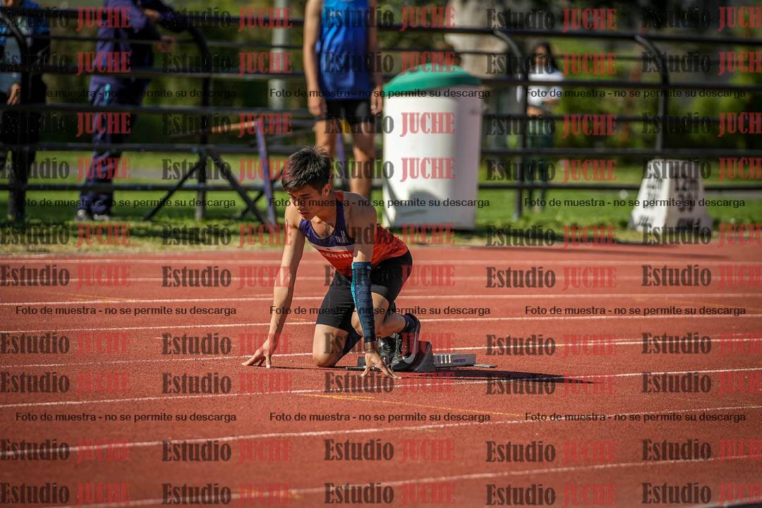 Fotos de los 295 m con vallas de varones