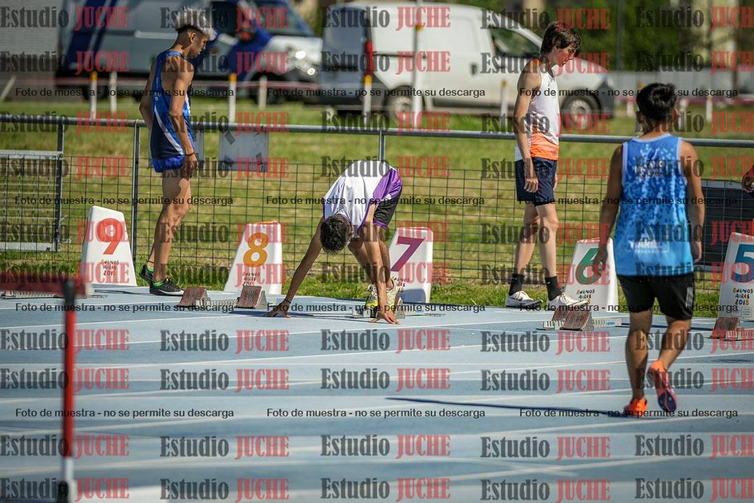 Fotos de los 110 m con vallas de varones