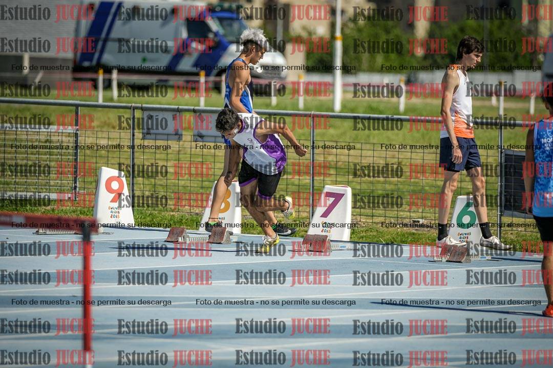 Fotos de los 110 m con vallas de varones
