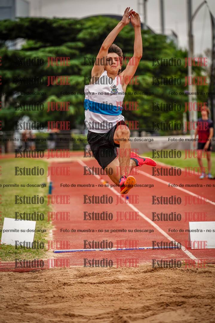 Fotos del salto en largo de varones - U14
