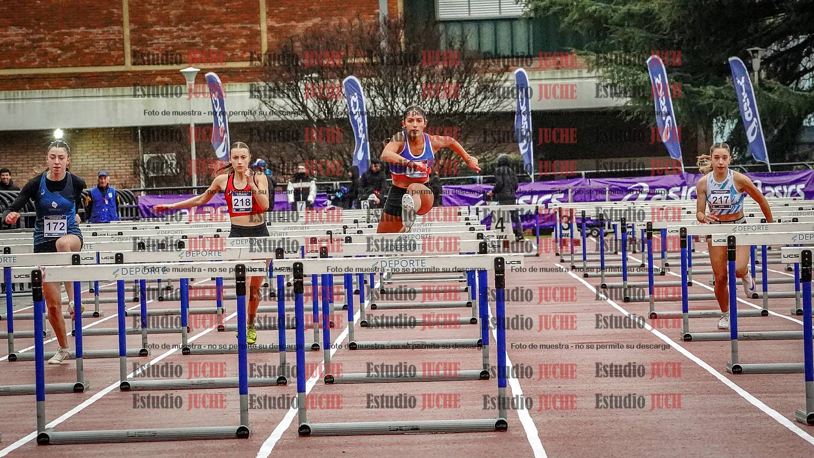 Fotos de los 100 m con vallas de mujeres - FINAL