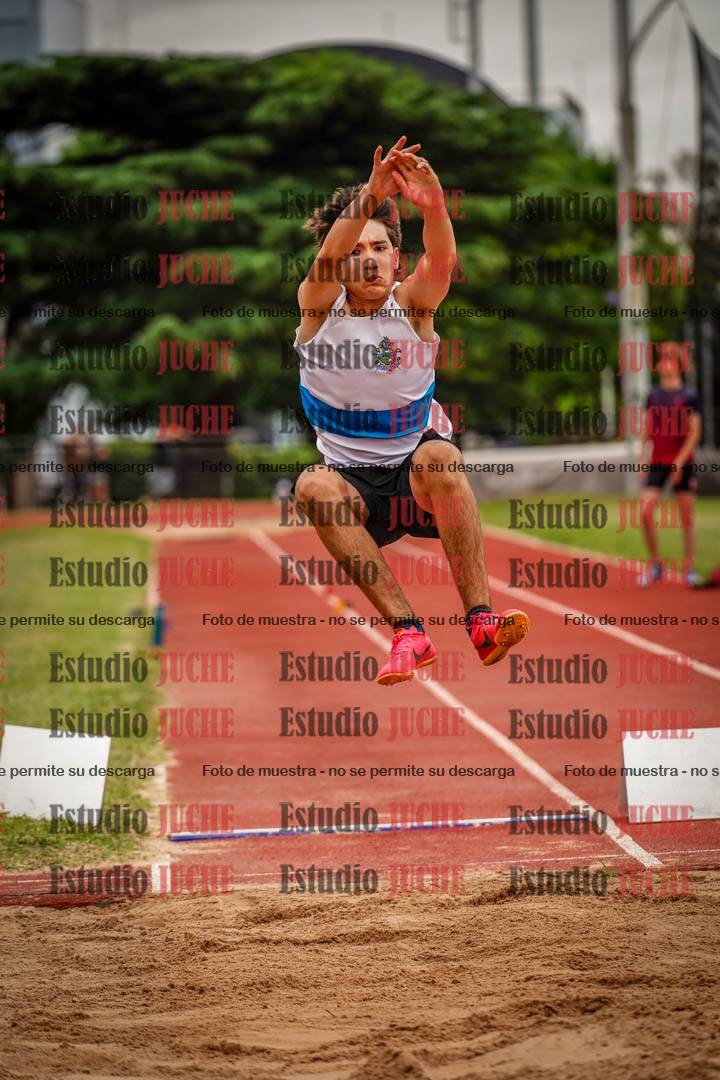 Fotos del salto en largo de varones - U14