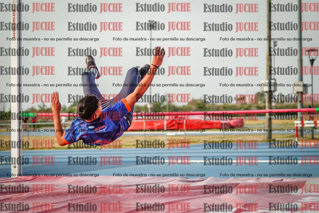 Fotos del salto en alto de varones