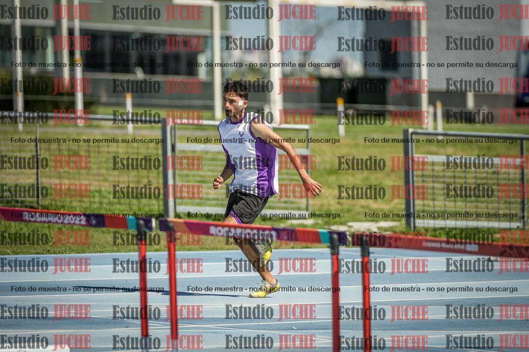 Fotos de los 110 m con vallas de varones