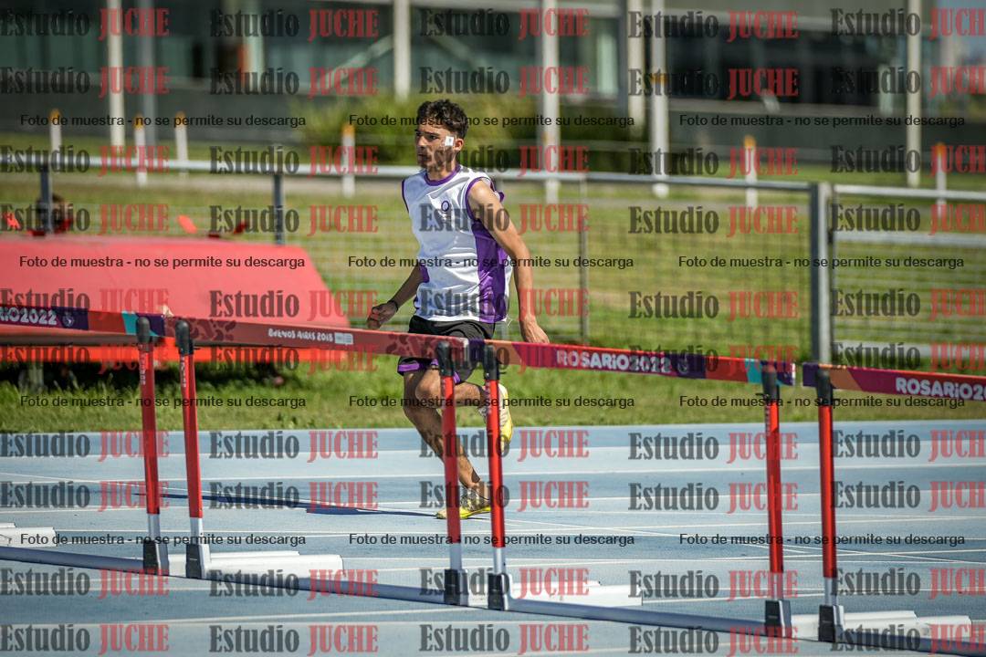 Fotos de los 110 m con vallas de varones