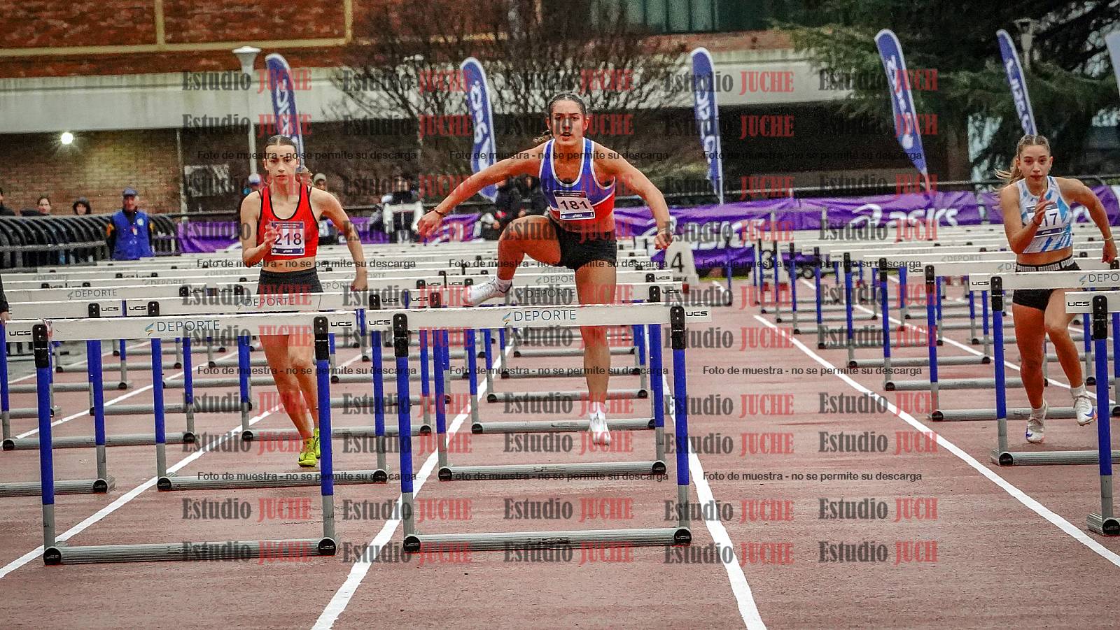 Fotos de los 100 m con vallas de mujeres - FINAL