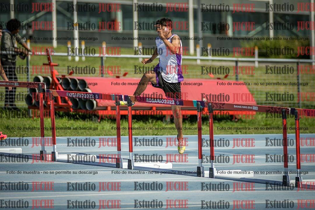 Fotos de los 110 m con vallas de varones