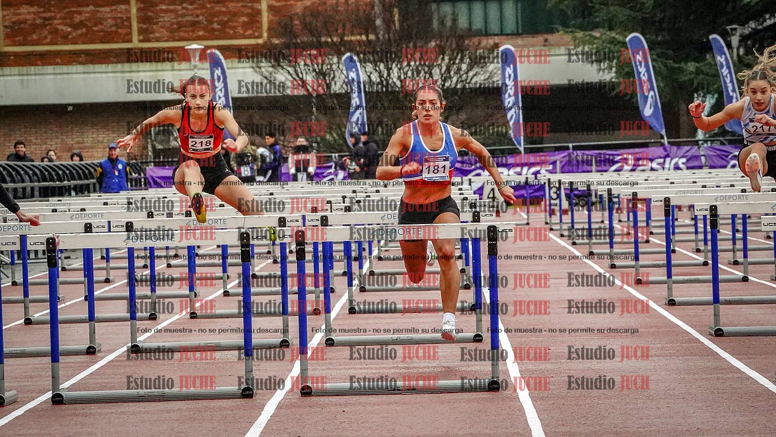 Fotos de los 100 m con vallas de mujeres - FINAL