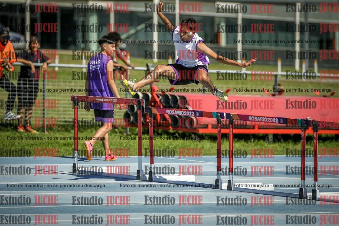 Fotos de los 110 m con vallas de varones