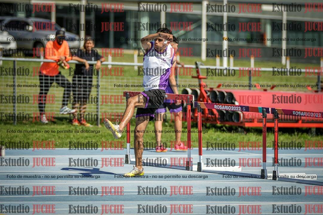 Fotos de los 110 m con vallas de varones