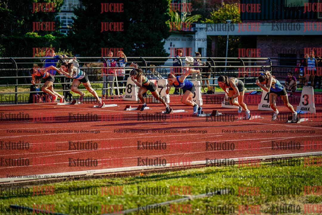 Fotos de los 100 m con vallas de mujeres