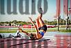 Fotos del salto en alto de mujeres - heptatlón 2
