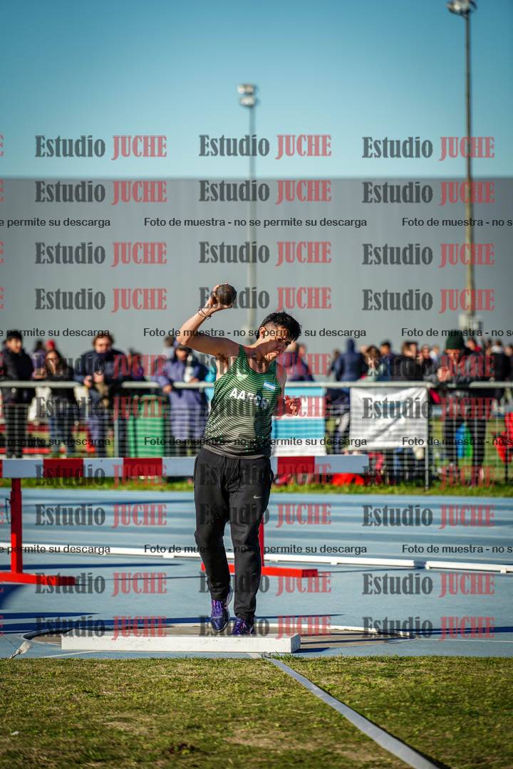 Fotos del lanzamiento de bala de varones todas las categorías (incluye combinadas)