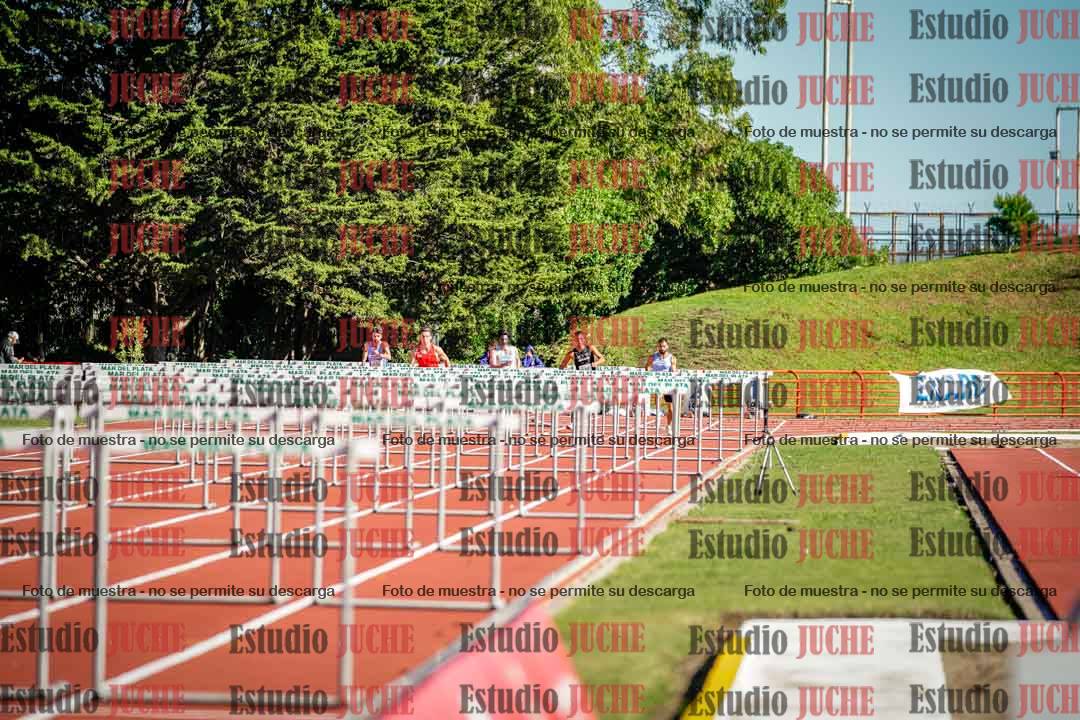 Fotos de los 100 m con vallas de varones - deca 6