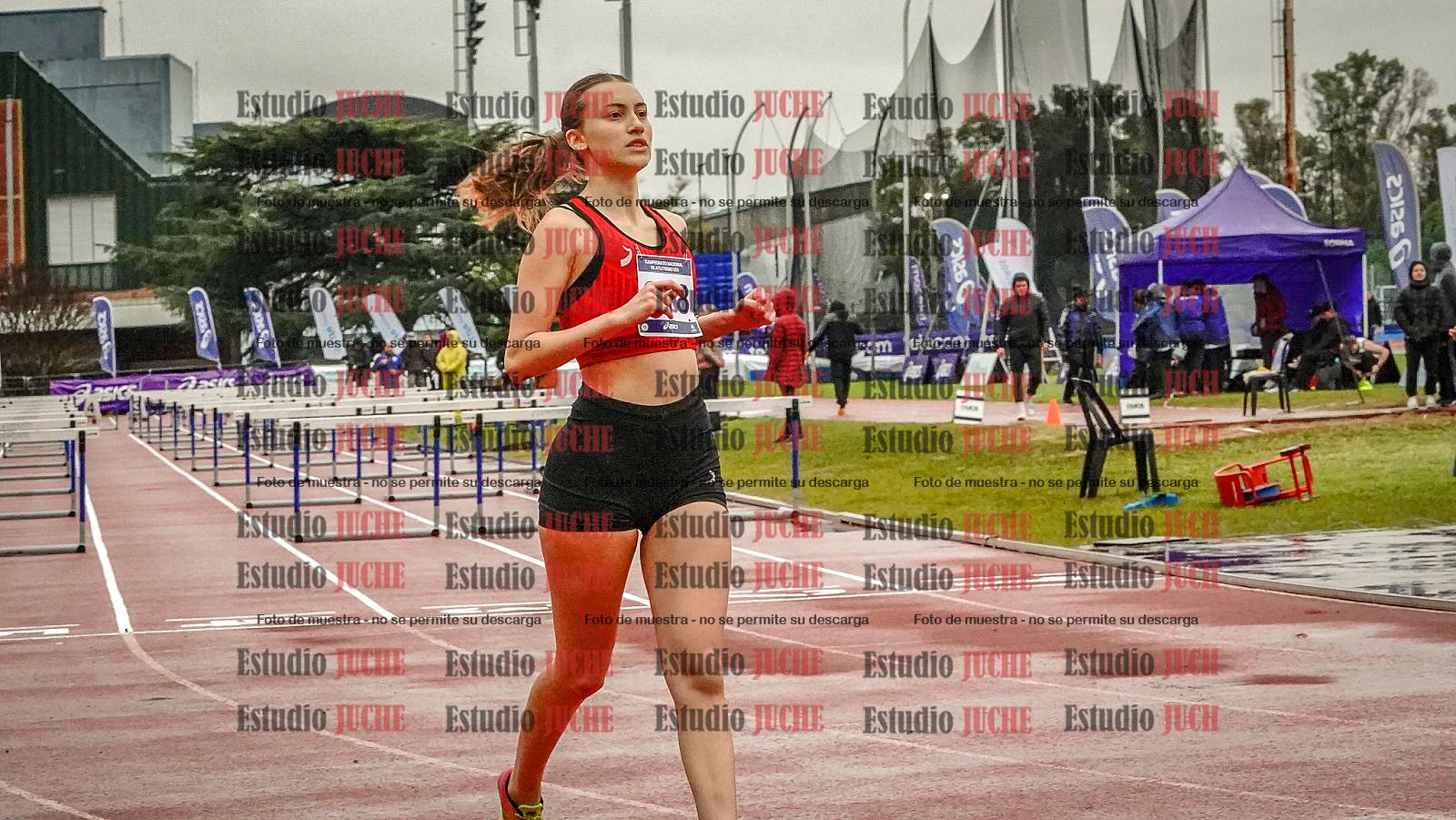 Fotos de los 100 m con vallas de mujeres - FINAL
