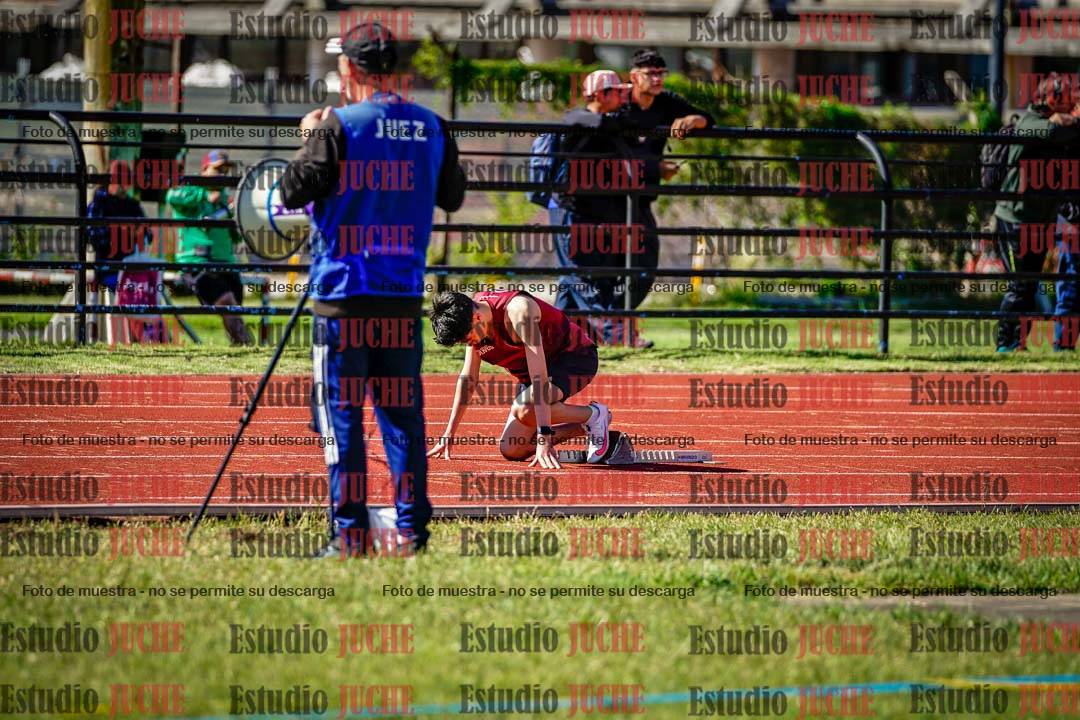 Fotos de los 295 m con vallas de varones