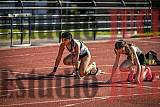 Fotos de los 100 m con vallas de mujeres