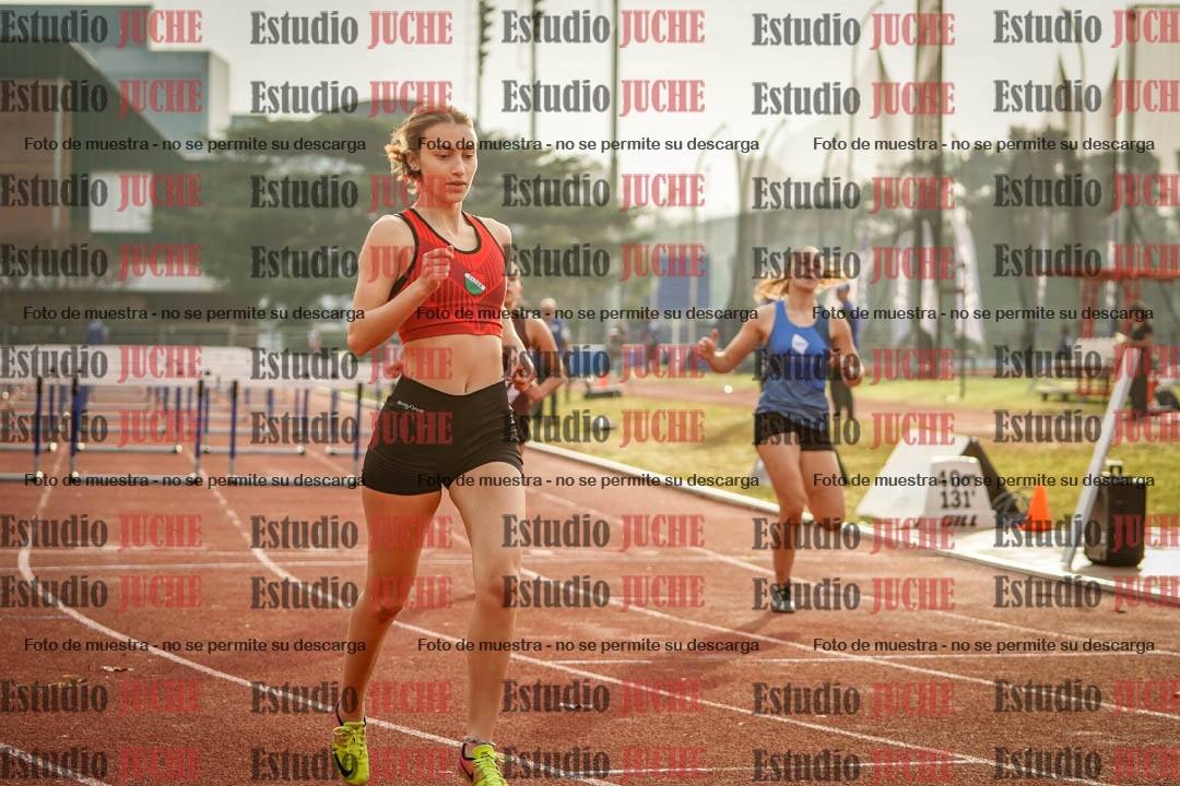 Fotos de los 100 m con vallas de mujeres