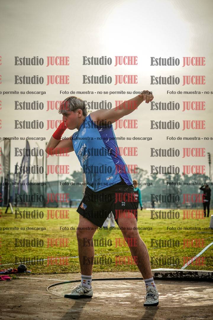 Fotos del lanzamiento de bala de varones