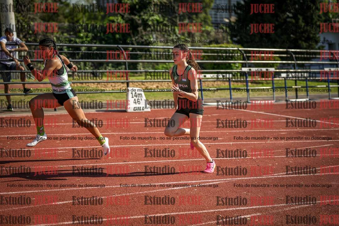Fotos de los 100 m con vallas de mujeres