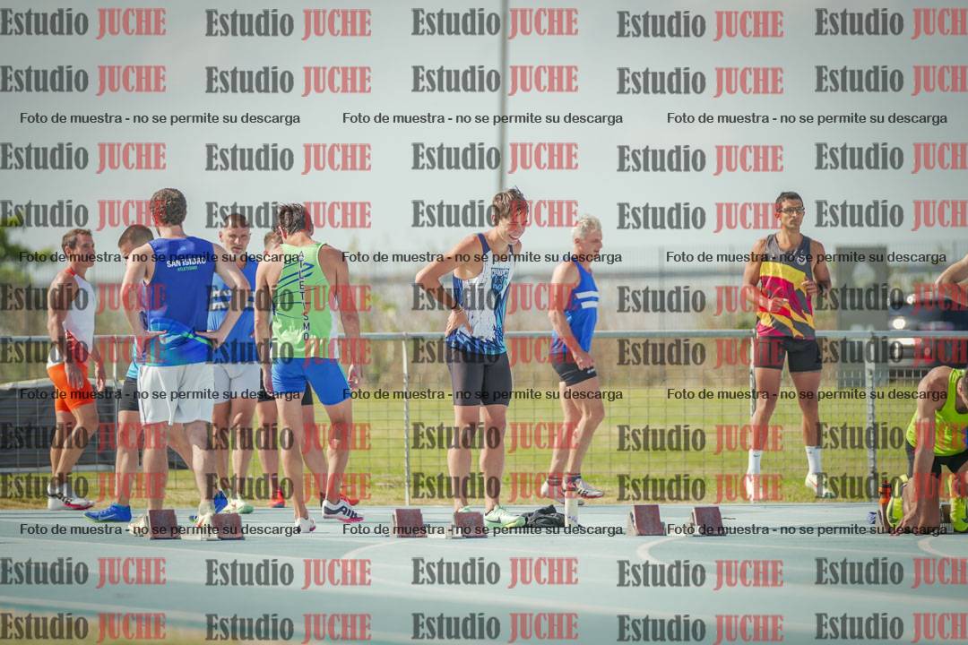 Fotos de los 100 m llanos de varones