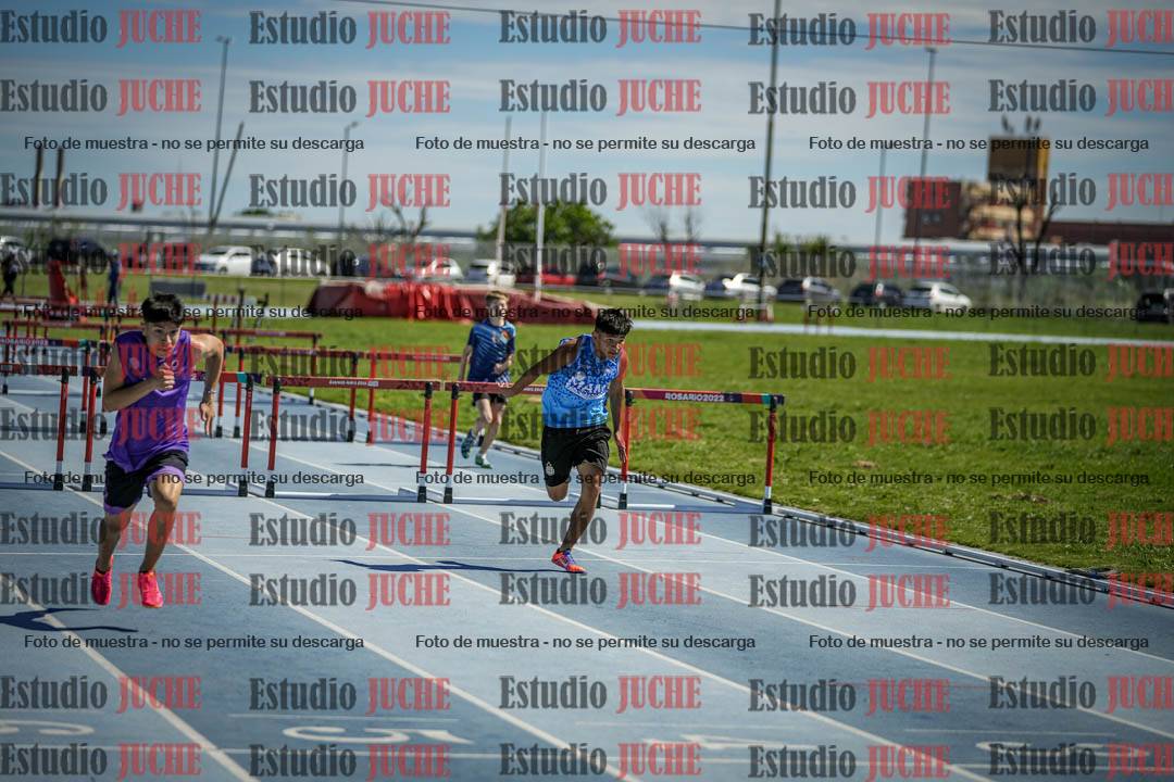 Fotos de los 110 m con vallas de varones