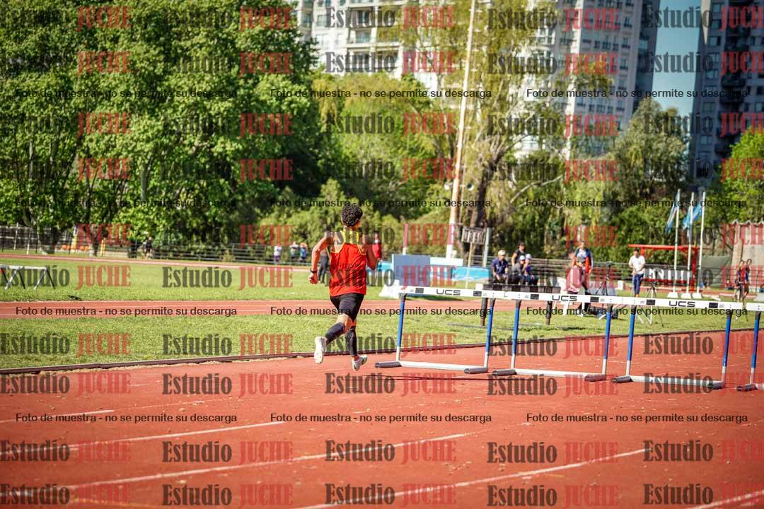 Fotos de los 295 m con vallas de varones