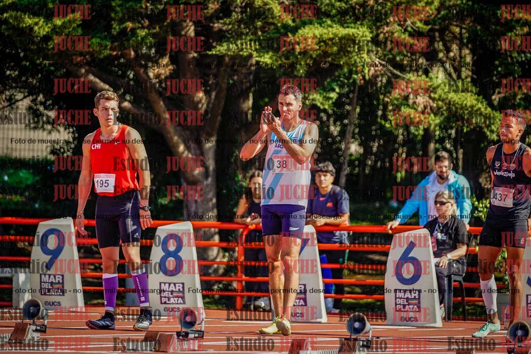 Fotos de los 100 m llanos de varones - deca 1