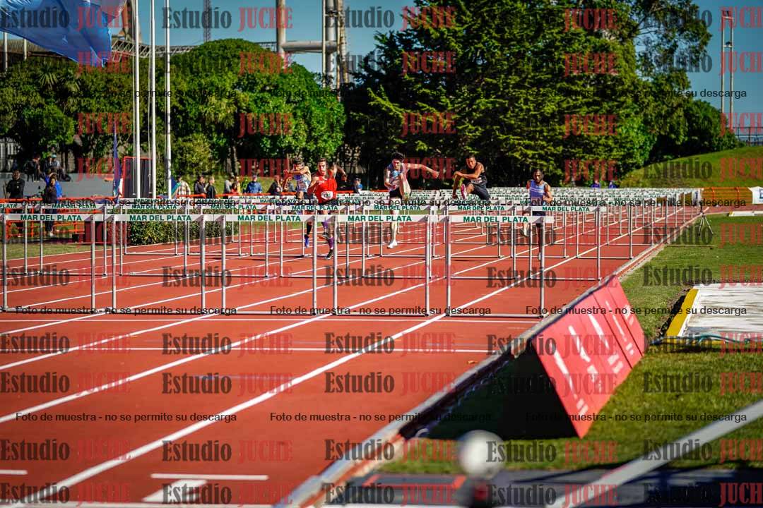 Fotos de los 100 m con vallas de varones - deca 6