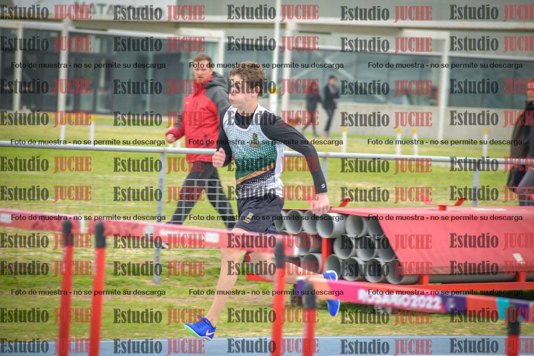 Fotos de los 110 m con vallas de varones