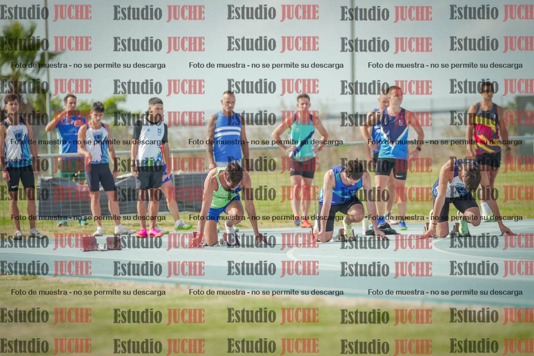 Fotos de los 100 m llanos de varones