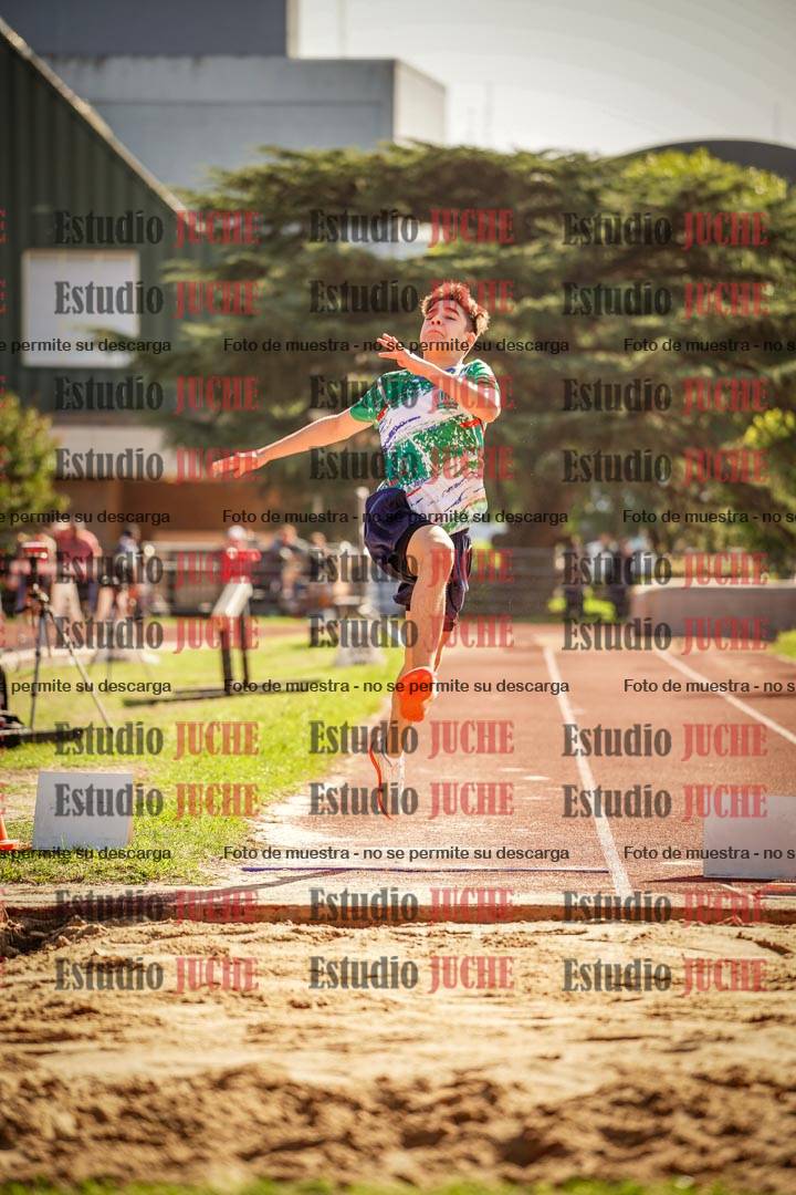 Fotos del salto en largo de varones