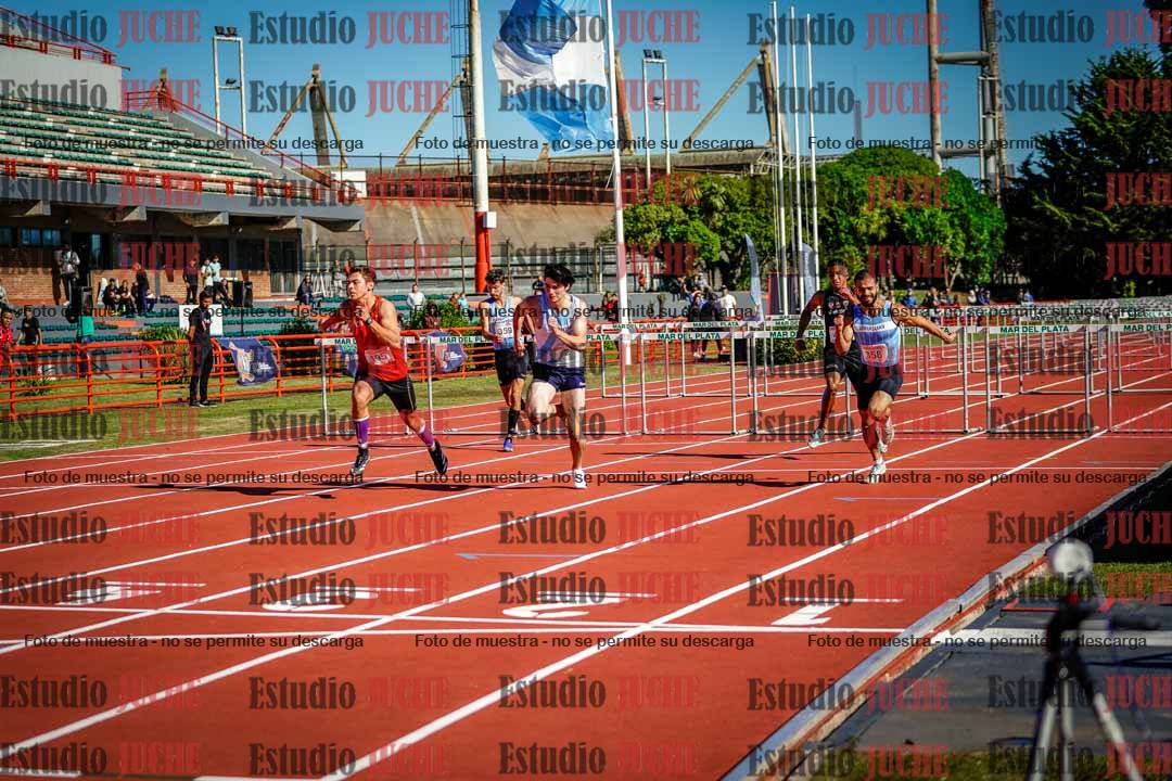 Fotos de los 100 m con vallas de varones - deca 6