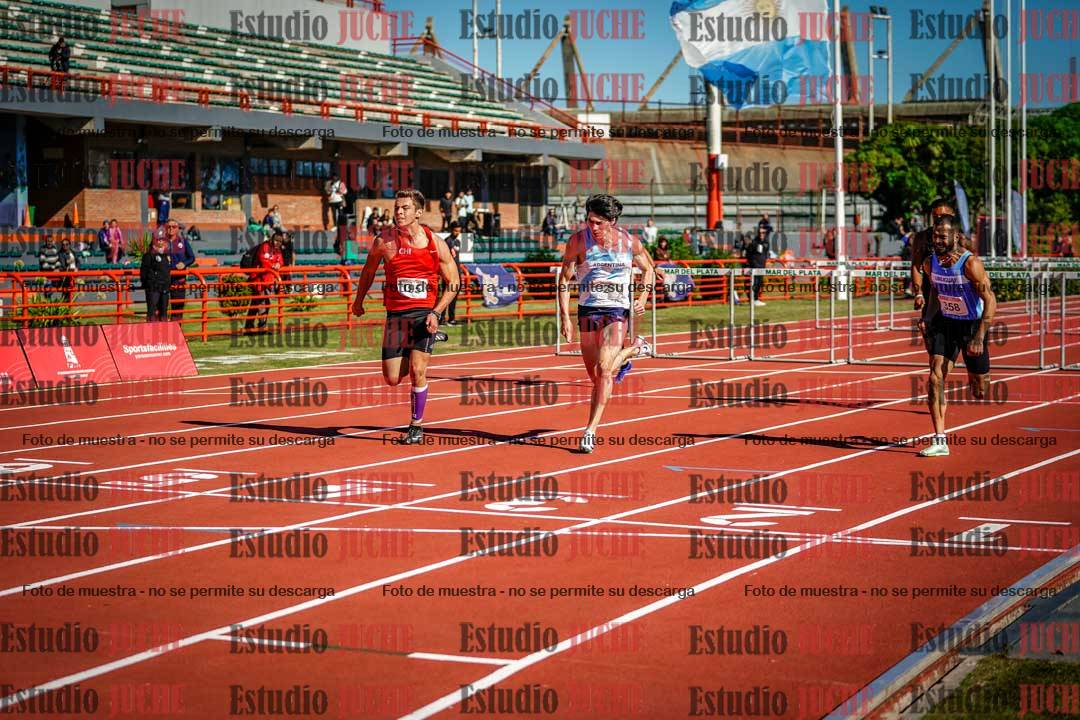 Fotos de los 100 m con vallas de varones - deca 6