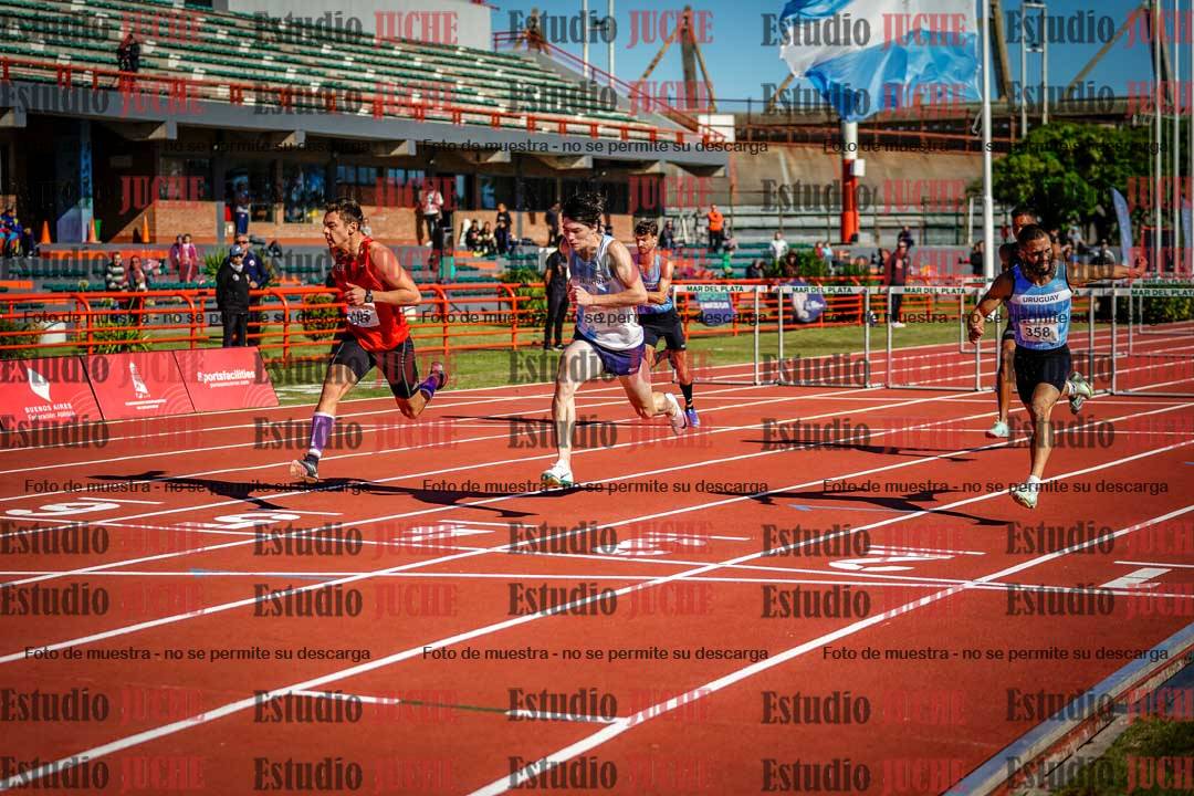 Fotos de los 100 m con vallas de varones - deca 6