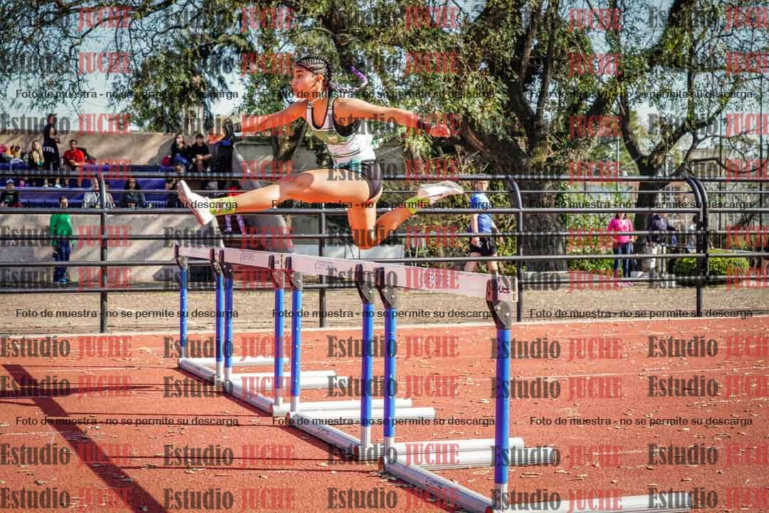Fotos de los 100 m con vallas de mujeres