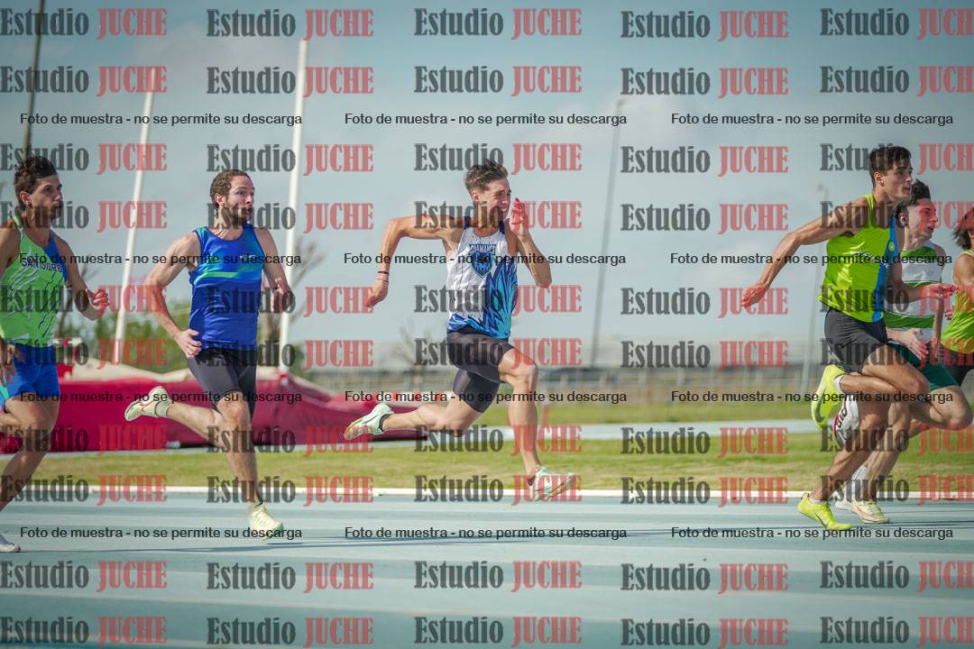 Fotos de los 100 m llanos de varones