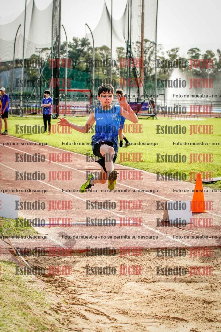 Fotos del salto en largo de varones