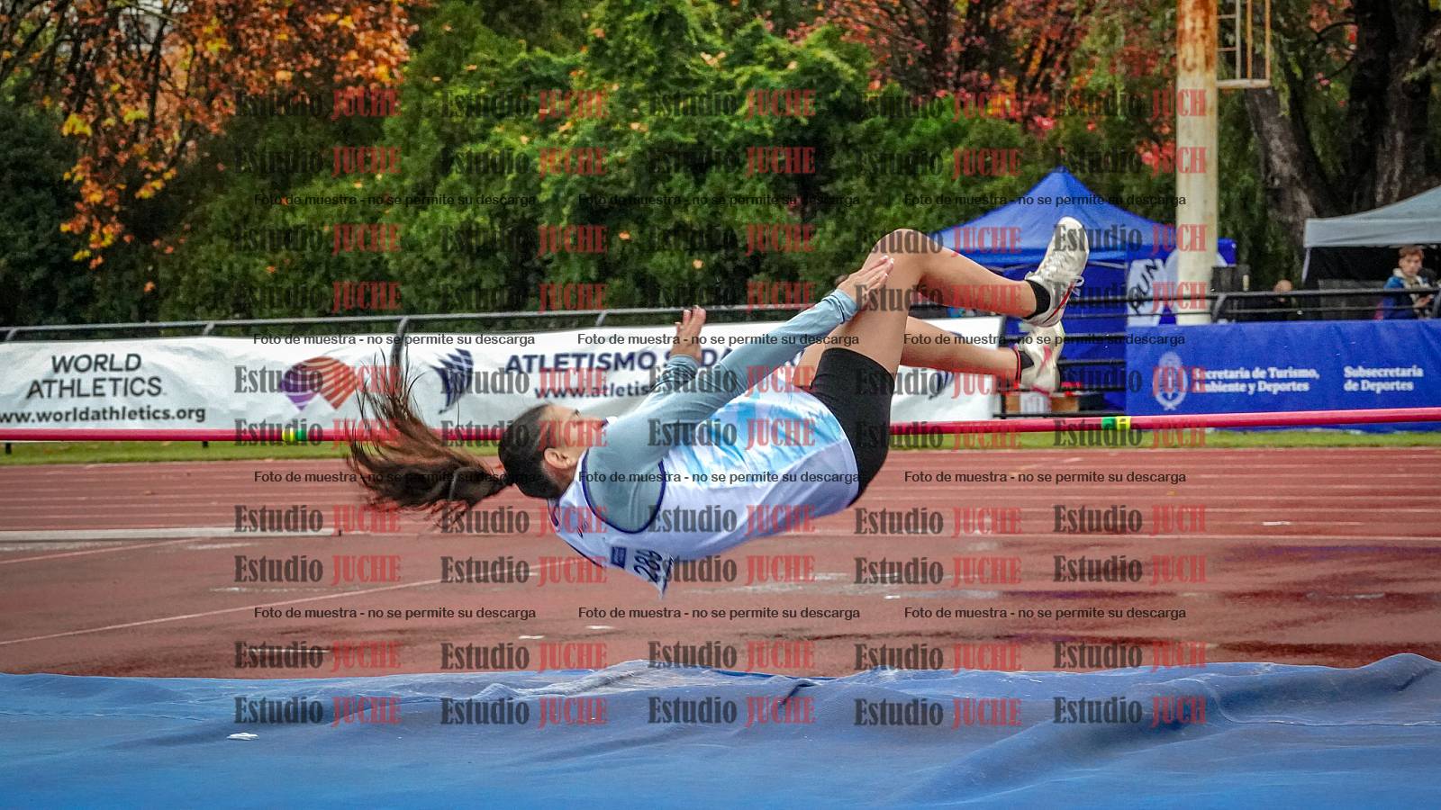 Fotos del salto en alto de mujeres - heptatlón 2