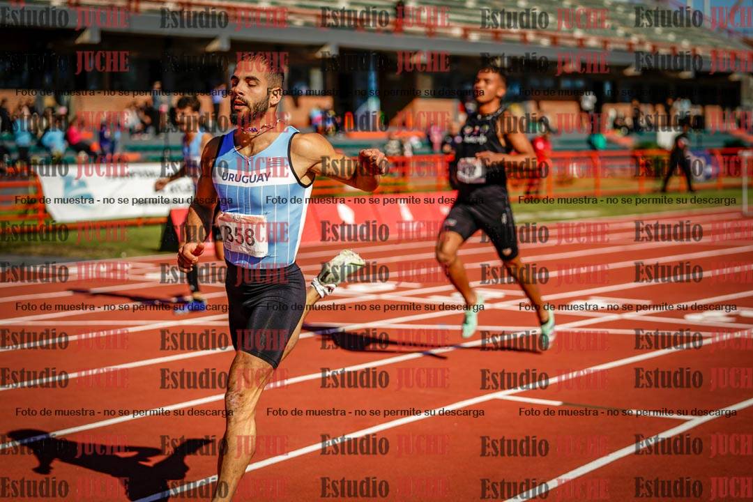 Fotos de los 100 m con vallas de varones - deca 6